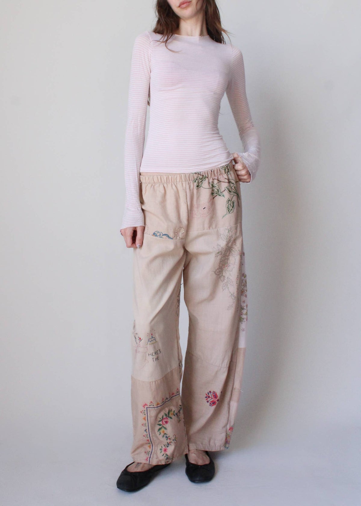 Embroidered Lounge Pant