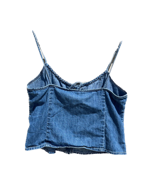 TIE UP JEAN TANK TOP