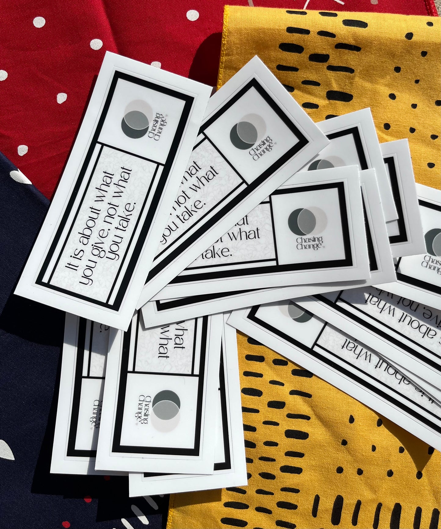 ECO-FRIENDLY 'IT IS ABOUT...' STICKER - Chasing Change
