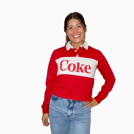 RED COKE LONGSLEEVE SHIRT - Chasing Change