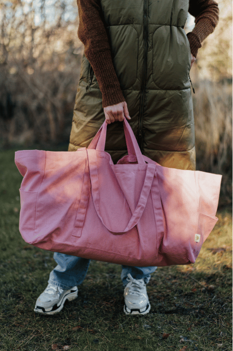 Organic Large Cloth Crate Pink