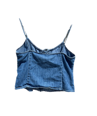 TIE UP JEAN TANK TOP