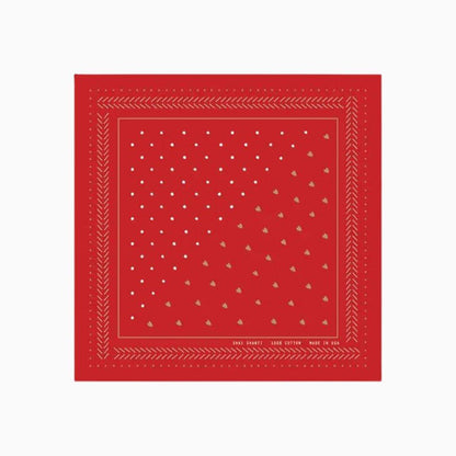 RED HEARTS & DOTS BANDANA - Chasing Change