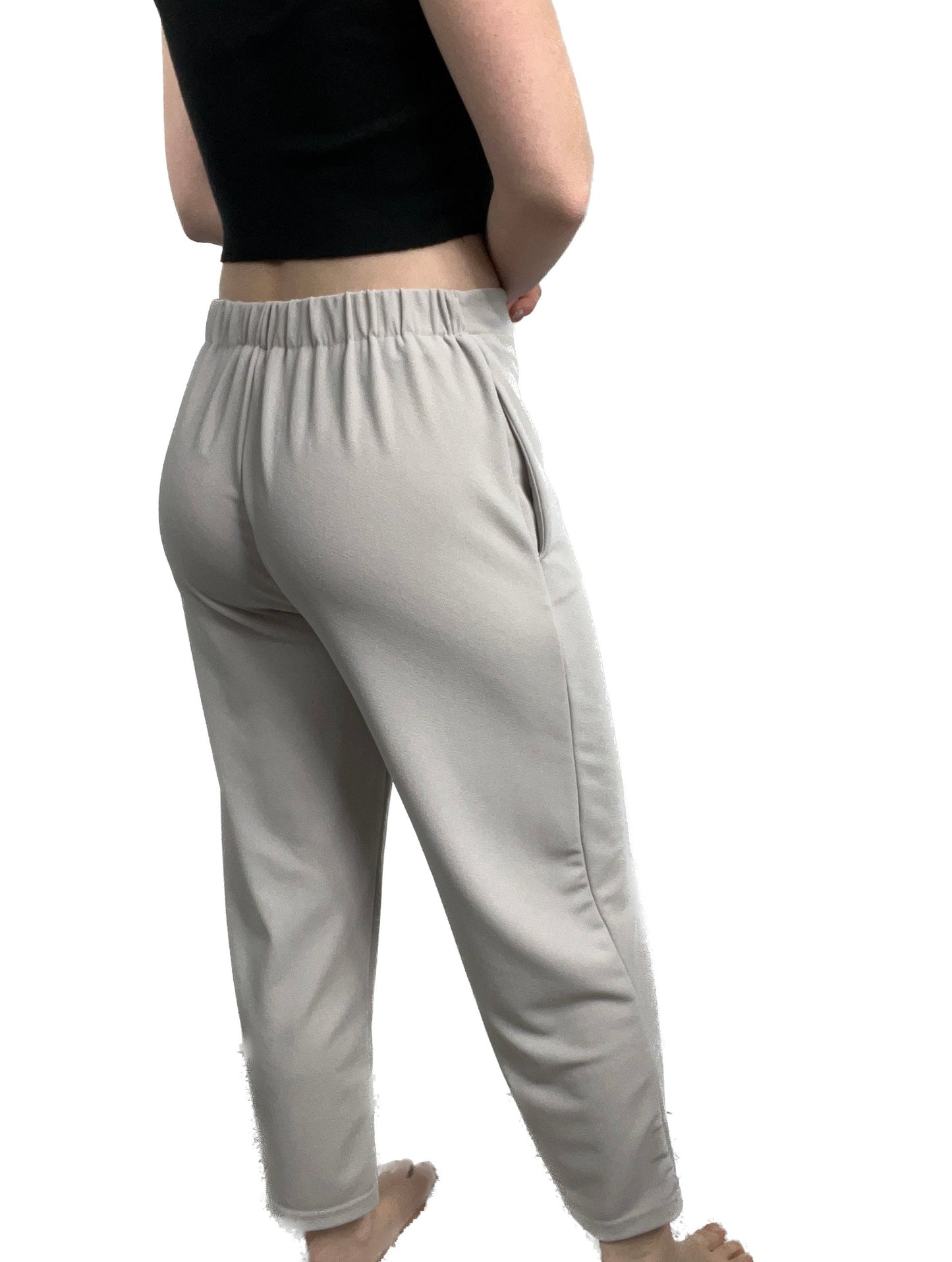 DRESSY LIGHT GREY PANTS