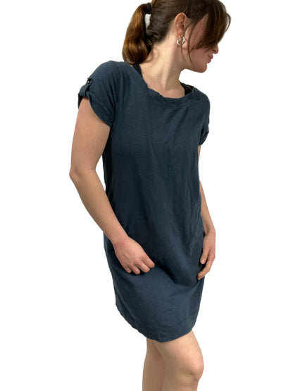 NAVY BLUE SIMPLE DRESS